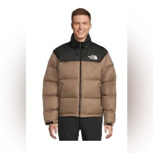 The North Face Men’s 700 down Nuptse 1996 Beige & Black Puffer Jacket L
